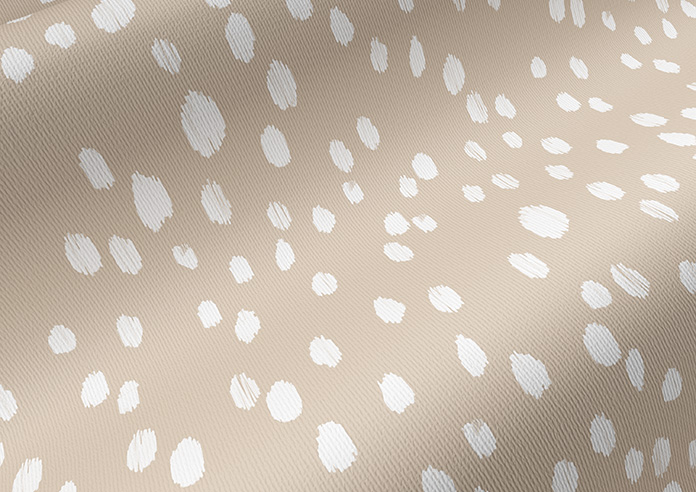 Dots and Spots, Toasted Oatmeal - Roller Blind - Image 4